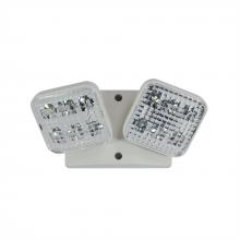  NE-872LEDW - Emergency LED Single Square Head Remote, 2x 1W, 150lm, White