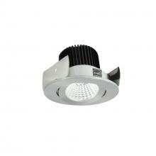 Nora NIOB-2RG50XNN - 2" Iolite LED Round Adjustable Gimbal, 800lm / 14W, 5000K, Natural Metal Finish