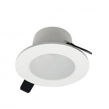  NIOC-4RNDCMPW - 4" Iolite Can-less Round Downlight Trim, Matte Powder White finish