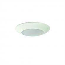  NLOPAC-R450950AW - 4" AC Opal LED Surface Mount, 650lm / 10.5W, 5000K, White finish