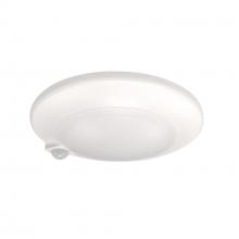  NLOPAC-R7MS40W - 7" AC Opal LED Surface Mount with PIR Motion Sensor, 1050lm / 15W, 4000K, White finish