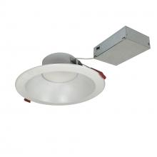  NLTH-61TW-MPW - 6" Theia LED Downlight with Selectable CCT, 1400lm / 15W, Matte Powder White Finish