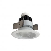  NRMC3-52L127NWW - 5" Marquise III Retrofit, White Baffle/White Flange, 120-277V; 0-10V Dimming, 1300lm / 12W,