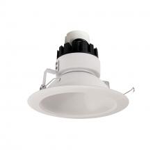  NRMC3-61L127FWW - 6" Marquise III Retrofit, White Reflector/White Flange, 120-277V; 0-10V Dimming, 1300lm / 12W,