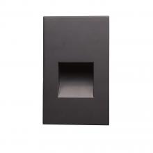  NSW-730/30DBZ - Ari LED Step Light w/ Vertical Wall Wash Face Plate, 37lm / 2.5W, 3000K, Deep Bronze Finish