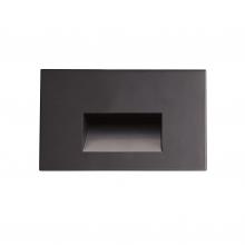  NSW-740/40DBZ - Ari LED Step Light w/ Horizontal Wall Wash Face Plate, 88lm / 5W, 4000K, Bronze Finish