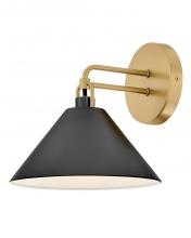  84430LCB-BK - Small Single Light Sconce