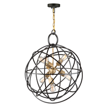  AC10956 - Orbit 6-Light Chandelier