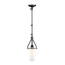  AC11241BK - Brydon 1 Light Sconce/Pendant Black (Cylinder Glassware)