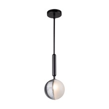  AC11880BK - Bolla Collection 1-Light Pendant Black