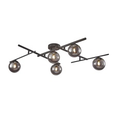  AC11975SM - Modena Collection 5-Light Semi-Flush Mount Black