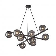  AC11979SM - Modena-9-Light Chandelier-Black