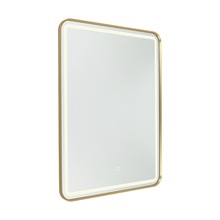  AM352 - Reflections Collection Rectangular Bathroom Mirror Brushed Brass