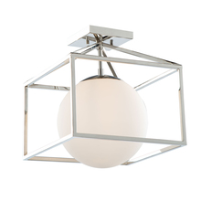  SC13274PN - Eclipse 1 Light Semi-Flush Mount