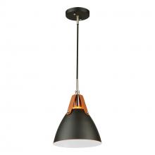  SC13321BK - Tote 1 Light Pendant Black