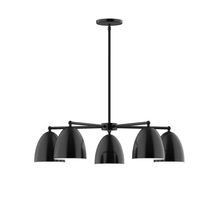 Montclair Light Works CHC417-18 - 5-Light Jill Chandelier, Clay