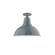  FMB106-40 - 12" Cafe Flush Mount Light in Slate Gray