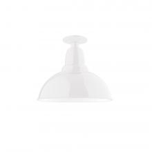  FMB106-44 - 12" Cafe Flush Mount Light in White