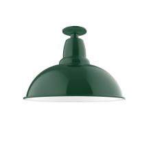  FMB108-42-L13 - 16" Cafe LED Flush Mount Light in Forest Green