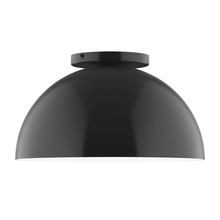 Montclair Light Works FMD432-41 - 12" Arcade Flush Mount, Black
