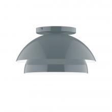  FMDX445-40-L10 - 10" Nest LED Flush Mount, Slate Gray