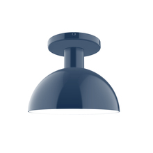 Montclair Light Works FMDX456-50 - 8" Ray Flush Mount, Navy