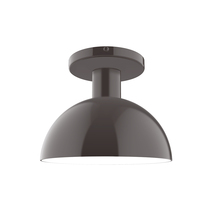 Montclair Light Works FMDX456-51 - 8" Ray Flush Mount, Architectural Bronze
