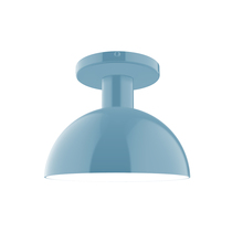Montclair Light Works FMDX456-54 - 8" Ray Flush Mount, Light Blue
