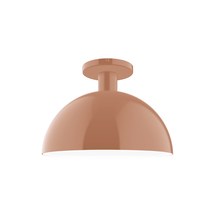 Montclair Light Works FMDX471-19 - 12" Ray Flush Mount, Terracotta