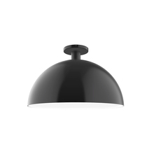 Montclair Light Works FMDX472-41 - 18" Ray Flush Mount, Black