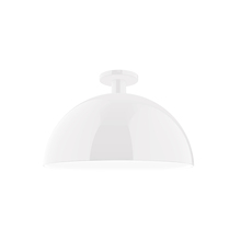 Montclair Light Works FMDX472-44 - 18" Ray Flush Mount, White