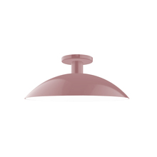 Montclair Light Works FMDX476-20 - 16" Glow Flush Mount, Mauve