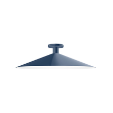 Montclair Light Works FMDX478-50 - 24" Zing Flush Mount, Navy