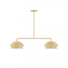  MSGX445-17-L12 - 2-Light Axis LED Linear Pendant, Ivory