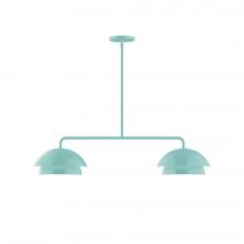  MSGX445-48-L12 - 2-Light Axis LED Linear Pendant, Sea Green