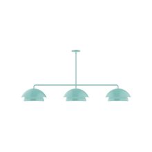 Montclair Light Works MSNX445-48 - 3-Light Axis Linear Pendant
