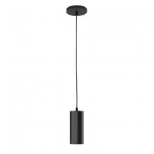 Montclair Light Works PEB418-41-C21 - 3.5" Jordan shade, white cord with canopy, Black