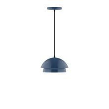  PEBX445-50-C26-L10 - 10" Nest LED Pendant, ivory fabric cord with canopy, Navy