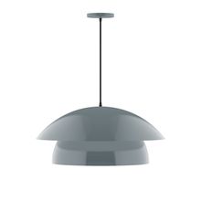  PEBX447-40-L13 - 24" Nest LED Pendant, Slate Gray