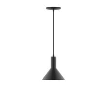 Montclair Light Works PEBX451-41 - 8" Chase Pendant, Black