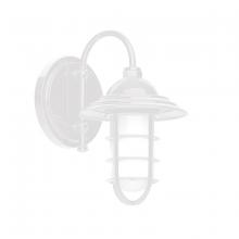 Montclair Light Works SCB052-44 - 8" Vaportite, wall light, White