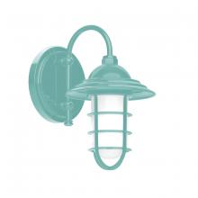 Montclair Light Works SCB052-48 - 8" Vaportite, wall light, Sea Green