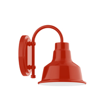 Montclair Light Works SCB180-26 - 8" Warehouse shade, wall mount sconce, Vermillion