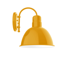 Montclair Light Works SCC116-21 - 12" Deep Bowl shade, wall mount sconce, Bright Yellow