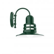  SCC148-42 - 12" Atomic shade, wall mount sconce, Forest Green