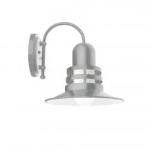  SCC148-49 - 12" Atomic shade, wall mount sconce, Painted Galvanized