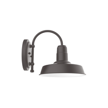 Montclair Light Works SCC181-57 - 10" Warehouse shade, wall mount sconce, Bronze Matte