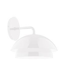Montclair Light Works SCJX445-44 - 10" Nest Wall Sconce, White