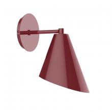 Montclair Light Works SCK415-55 - Jasmine wall sconce, Barn Red