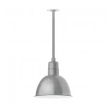  STA116-49 - Deep Bowl 12" pendant, stem mount